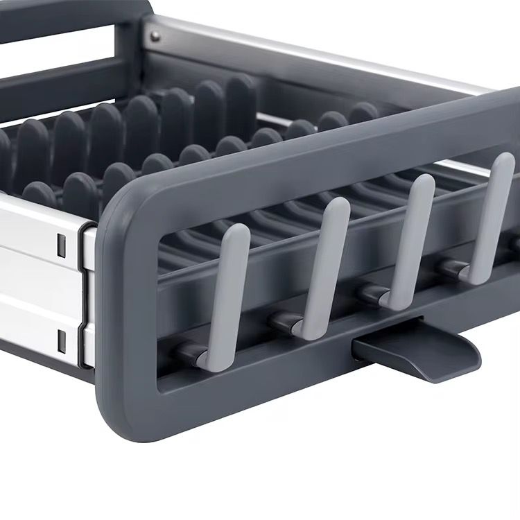 GeBe Black Collapsible Dish Rack