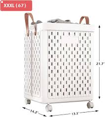Rolling Collapsible Laundry Hamper
