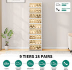Stackable Clear Plastic Shoe Storage Box